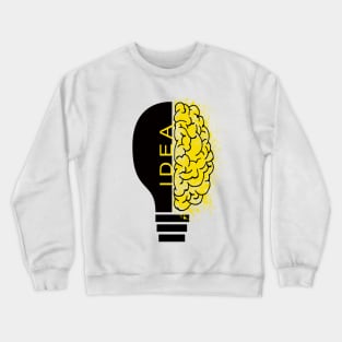 brain searching idea Crewneck Sweatshirt